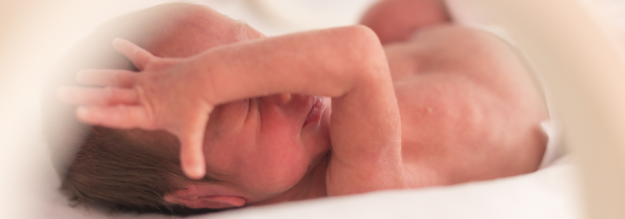 Bebê prematuro dormindo